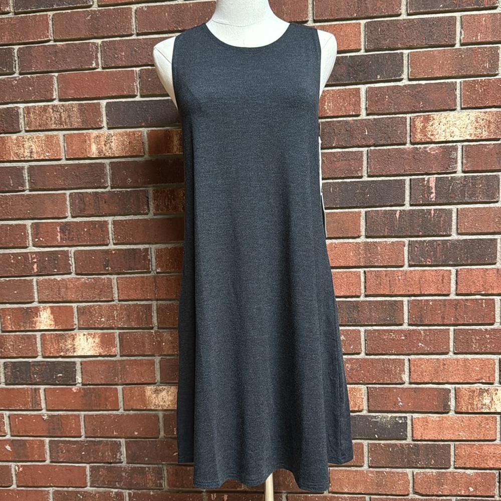 Free Fly Bamboo Heather Black Flex Dress‎ Size Medium